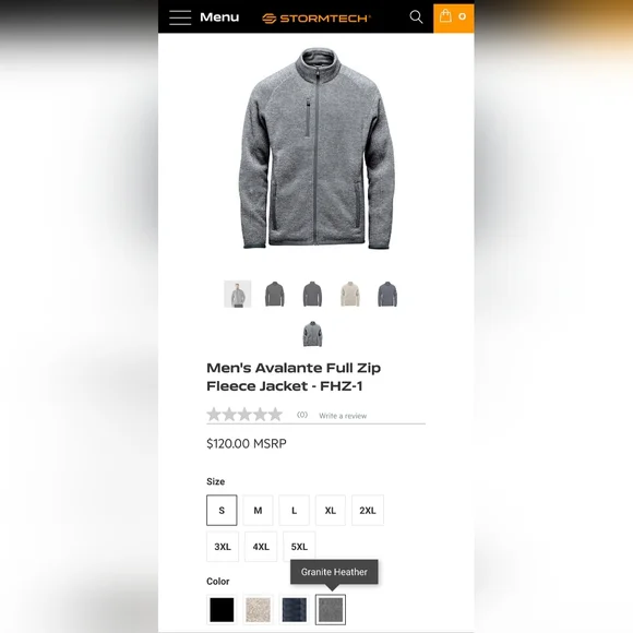 Stormtech Avalanche Fleece Jacket Size 2XL NWT - Picture 4 of 7